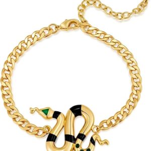 Halloween Themed Snake Charm Bracelet
